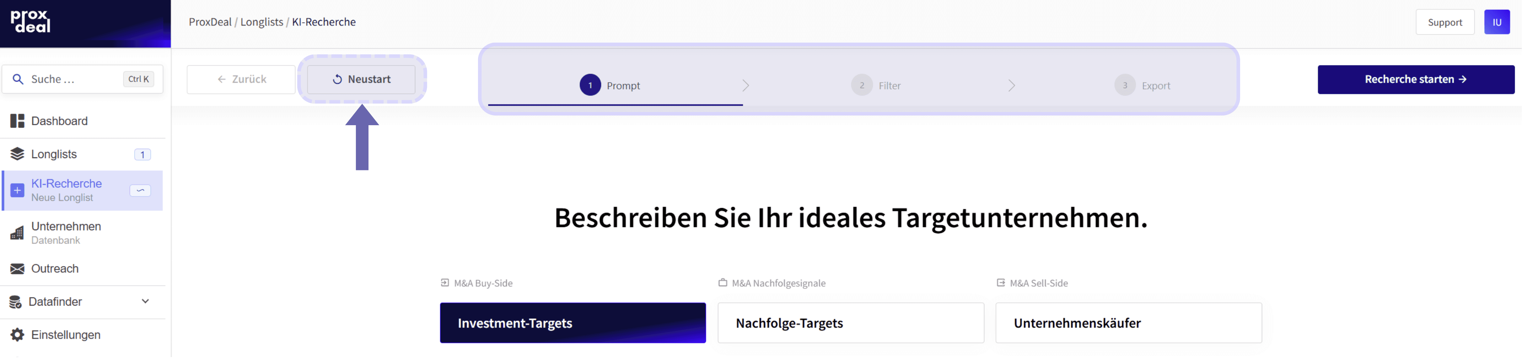 Bild aus Artikel: Buy-Side-Longlists erstellen